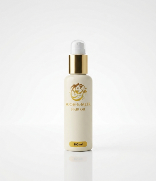 Roohemeer Herbal Hair Oil 100ml Bottle - Best Natural Hair Oil Pakistan