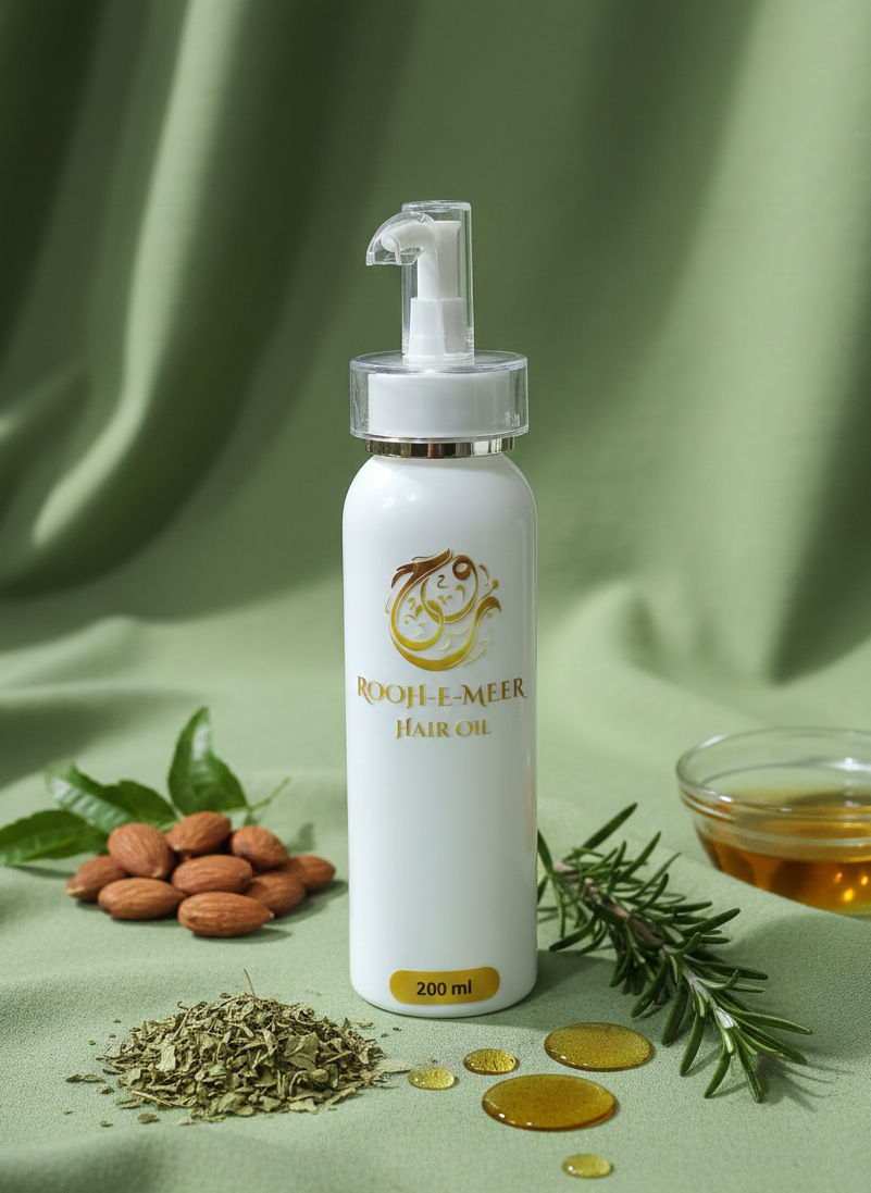 Roohemeer Herbal Hair Oil 200ml - Buy Hair Fall Oil Online Pakistan