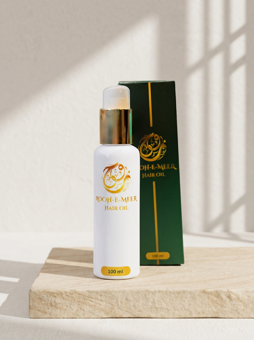 Rooh-e-Meer Hair Oil 100ML Bottle with Natural Herbs – Buy Online Pakistan