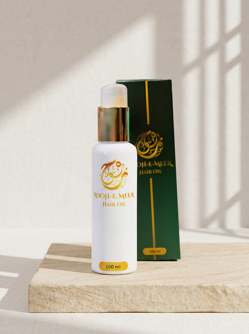 Rooh-e-Meer Hair Oil 100ML Bottle with Natural Herbs – Buy Online Pakistan